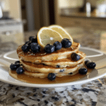 Blueberry Lemon Pancakes Fluffy and Zesty