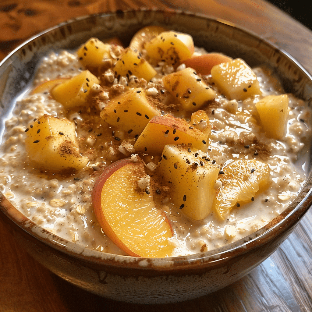 Peach Overnight Oats: A Fresh and Easy Breakfast Recipe