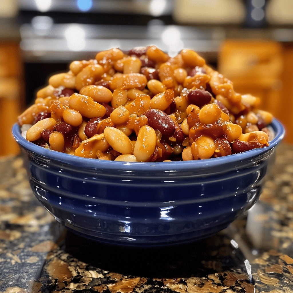 Delicious Baked Beans with Maple Sweetness and Smoky Depth