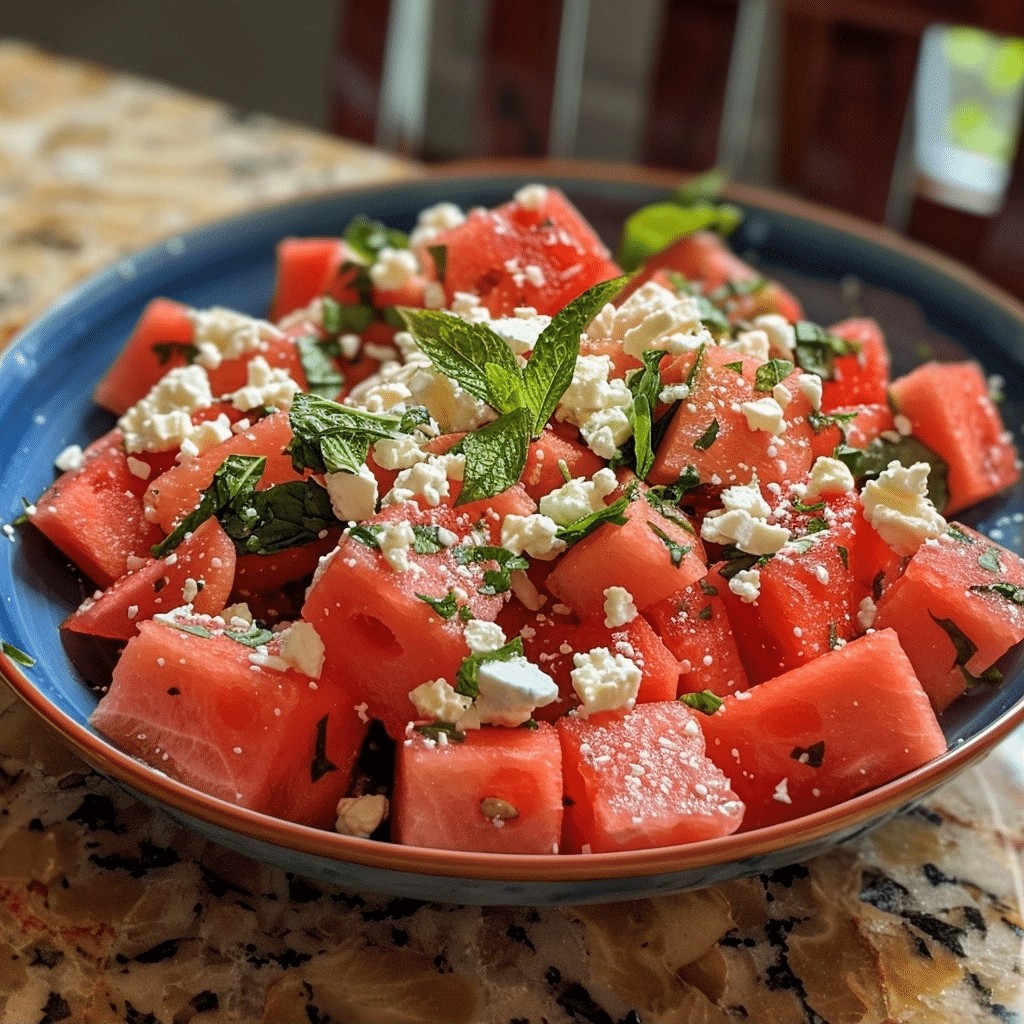 Watermelon Feta Salad: A Refreshing Summer Classic