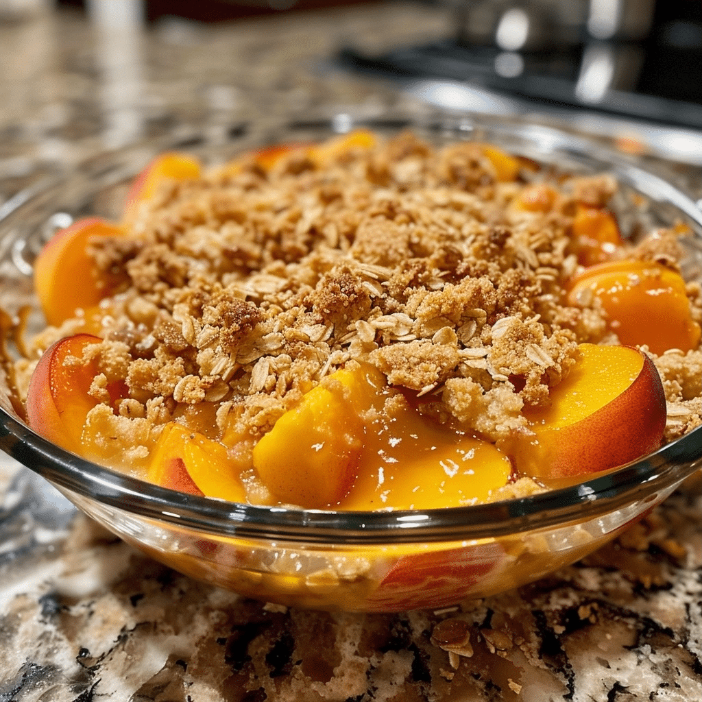 Peach Crisp Recipe for Perfect Autumn Baking