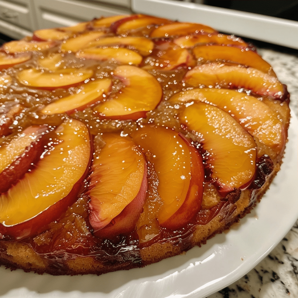 Peach Upside Down Cake: A Sweet and Tender Treat for Any Occasion
