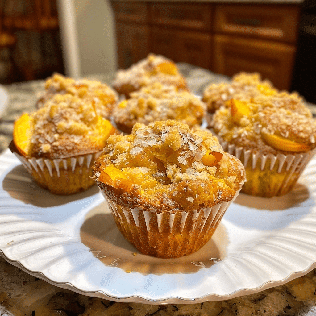Peach Muffins Recipe: Fluffy and Flavorful Bites