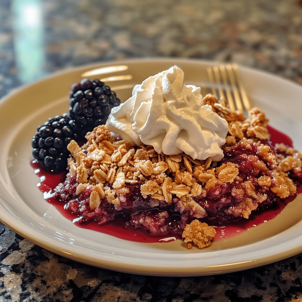 Blackberry Crisp Recipe
