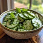 Cucumber Salad Recipe with Herbs and Lemon