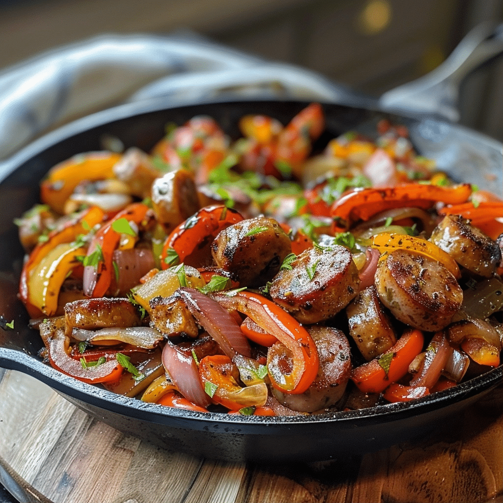 Sausage and Peppers Recipe: Flavor-Packed Skillet for Food Lovers