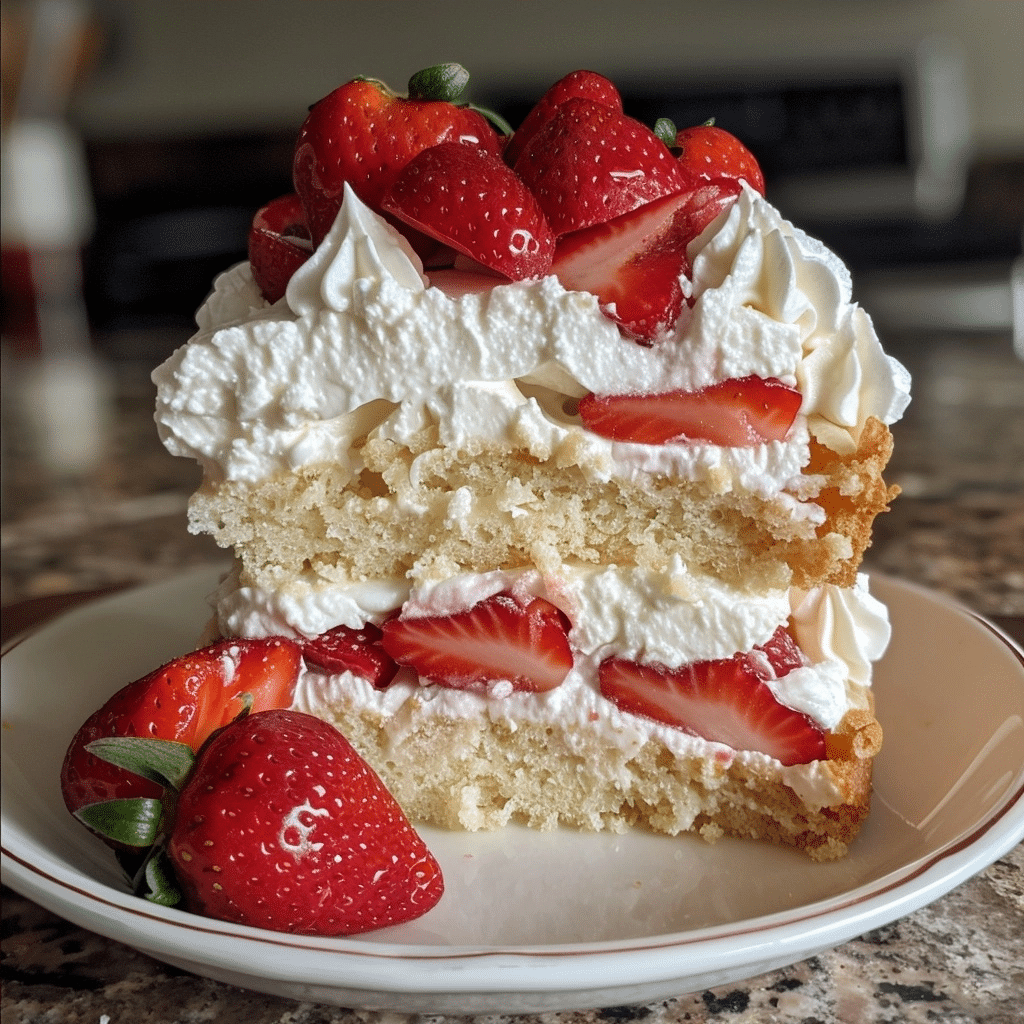 Strawberry Shortcake Recipe with Layers