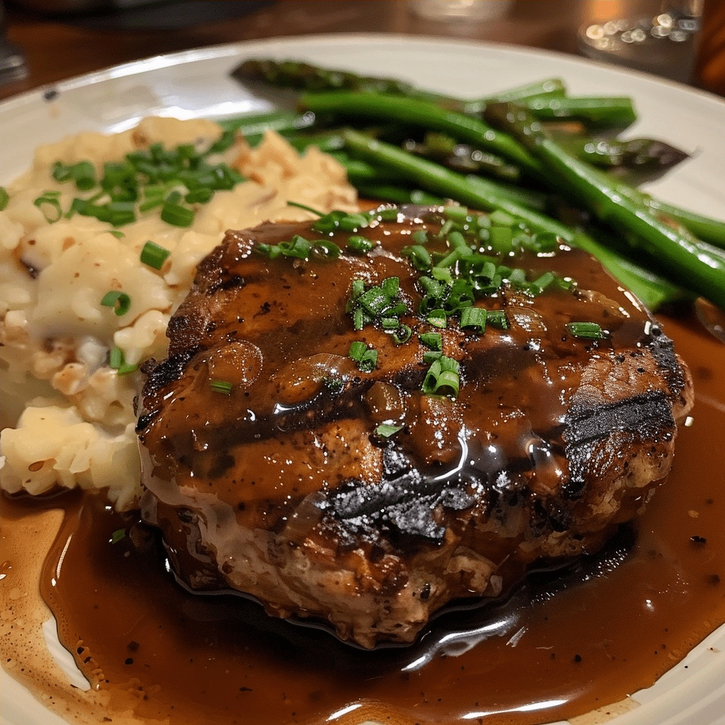 Salisbury Steak: A Hearty Beef and Mushroom Gravy Dish