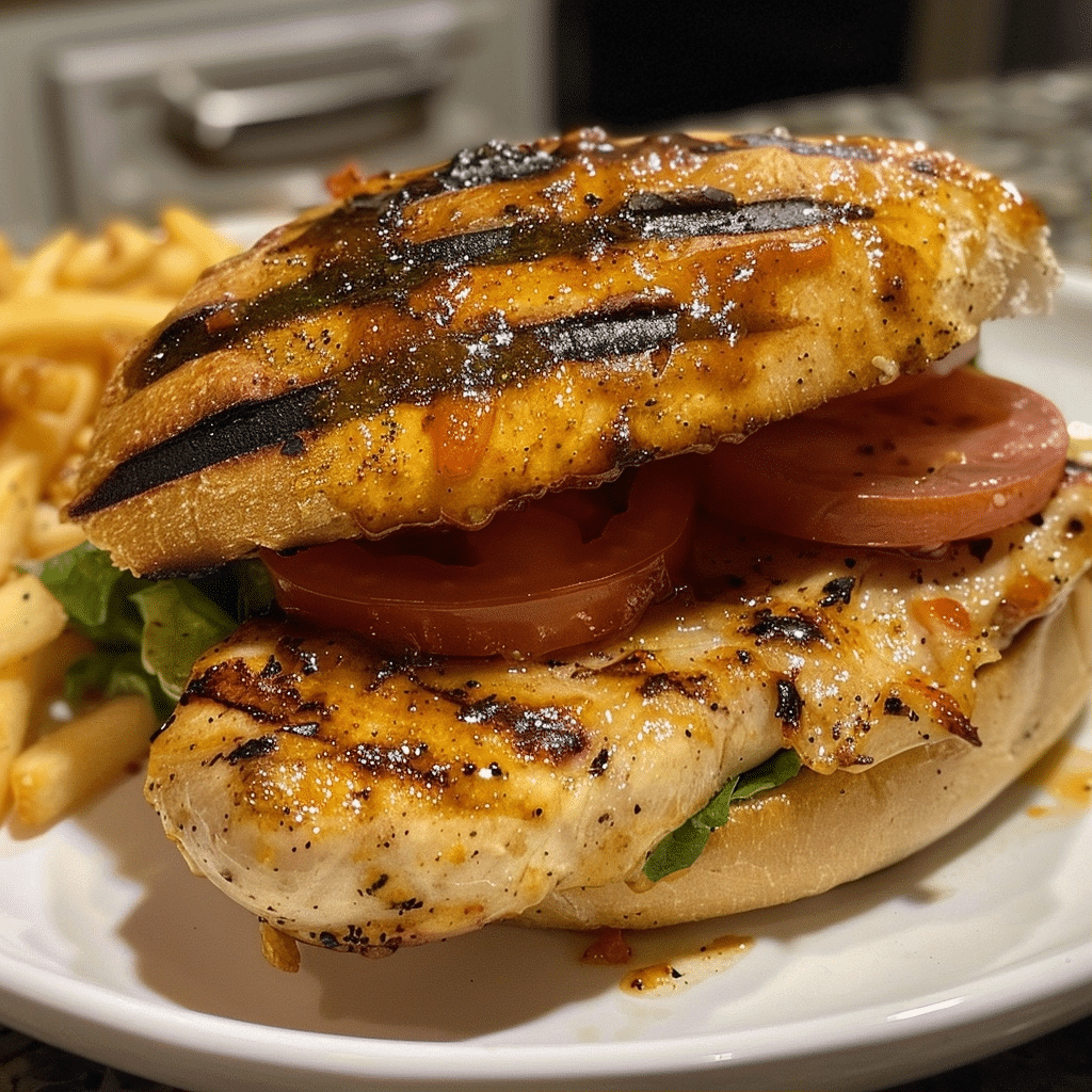 Grilled Chicken Sandwich: Juicy, Flavorful, and Simple