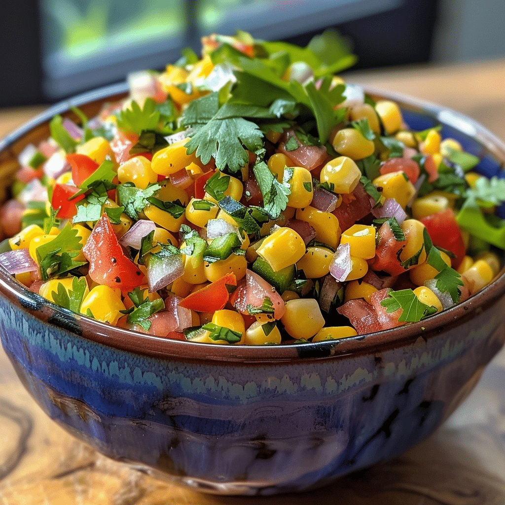 Corn Salsa Recipe with Fresh Ingredients and Easy Steps