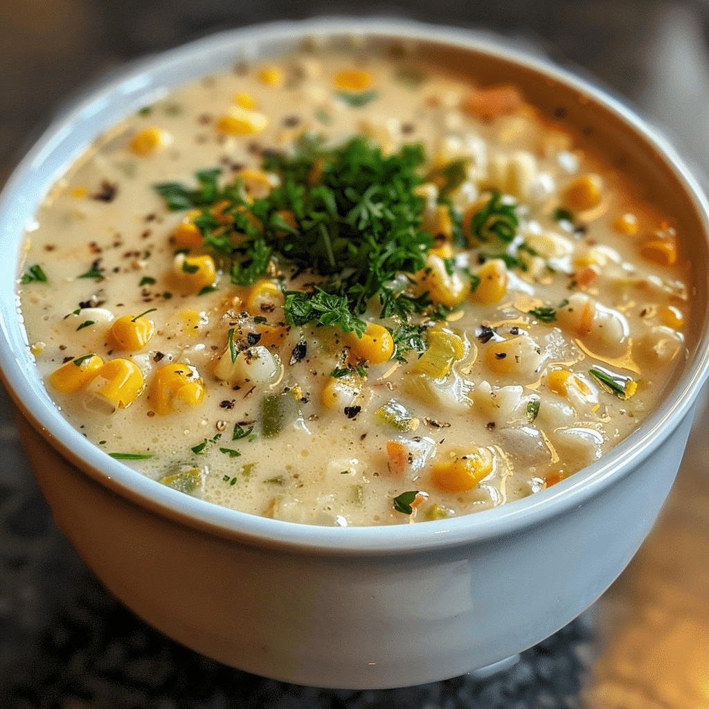 Corn Chowder Recipe: Creamy and Healthy Vegetable Version