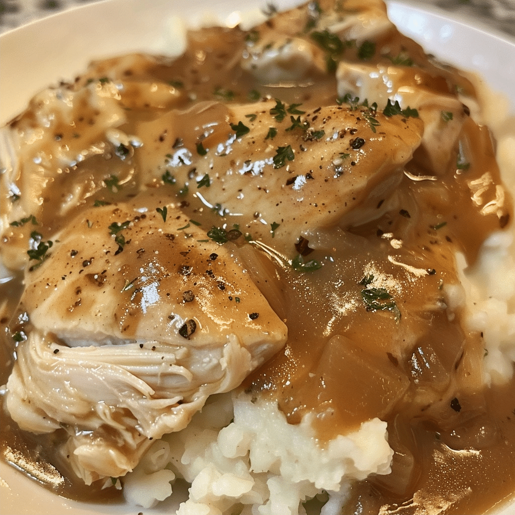 Crockpot Chicken and Gravy: Rich Comfort Food